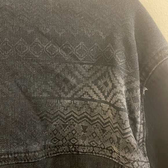 Mblm black lightweight denim jacket size: 4 - Picture 3 of 8